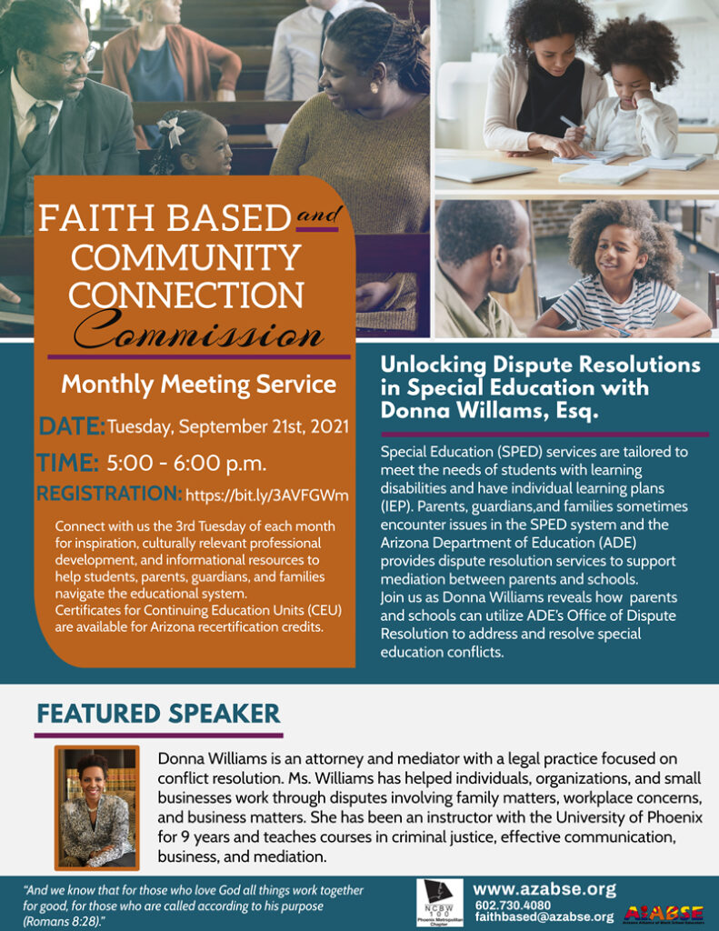 Faith Based and Community Connection